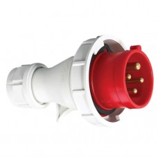 Βιομηχανικό Φις Αρσενικό 16A 4P 400V Κόκκινο IP67